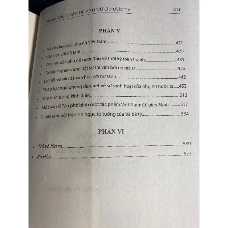 Phan Khôi - Vấn Đề Phụ Nữ Nước Ta-Tác giả Lại Nguyên Ân- sách lưu kho mới 90% 413048