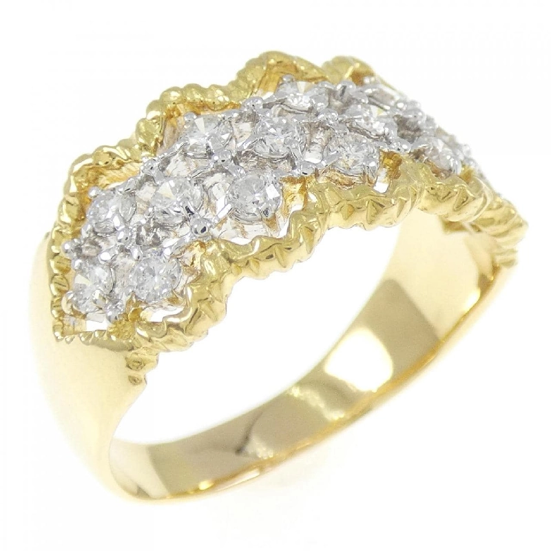 Nhẫn kim cương K18YG/K18WG 0.50CT 667376