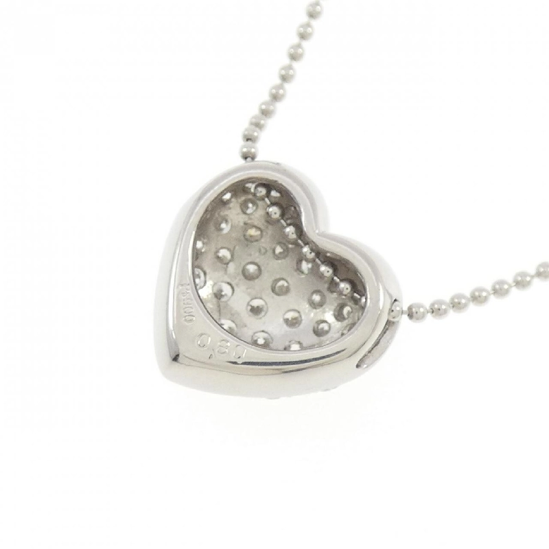 Dây chuyền kim cương hình trái tim PT900/PT850 Pavé 0.80CT - Hàng hiệu Chính hãng 859078