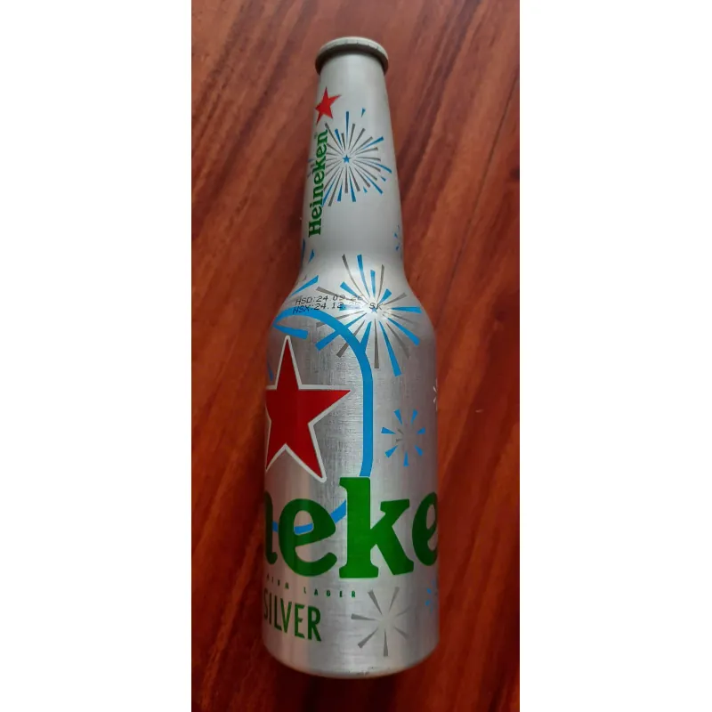 Vỏ CHAI Bia Heniken, vỏ nhôm, phiên bản mới, đẹp sang trọng, dung tích 330ml 534160