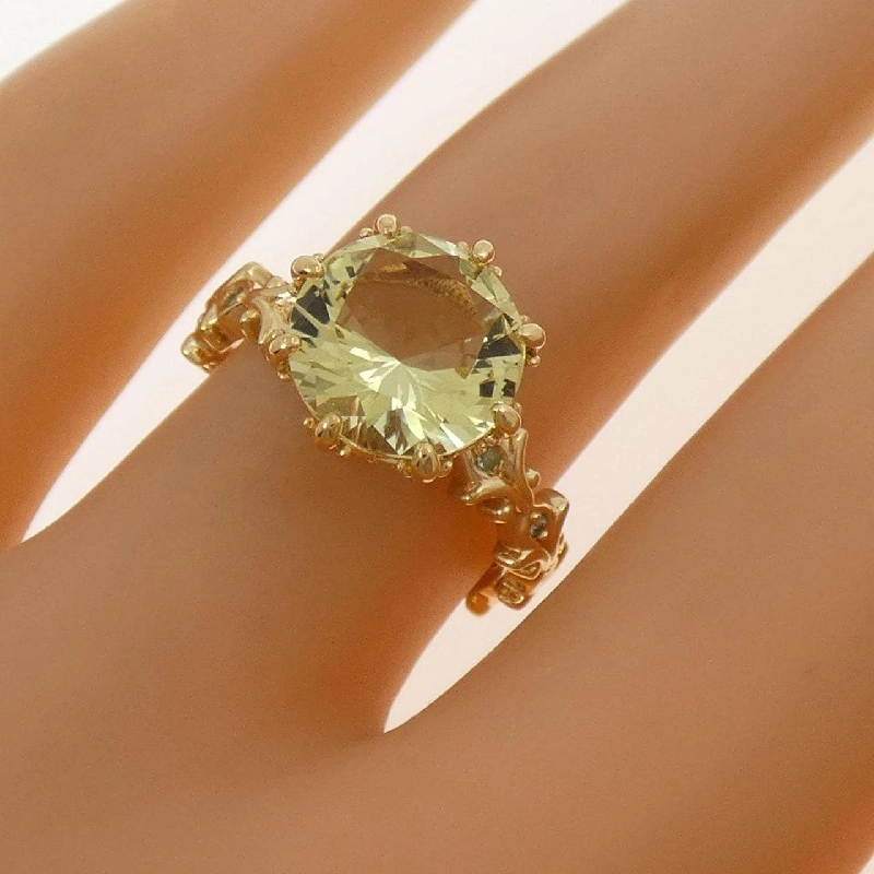 Nhẫn đá màu K18YG - Hàng hiệu Authentic 852916