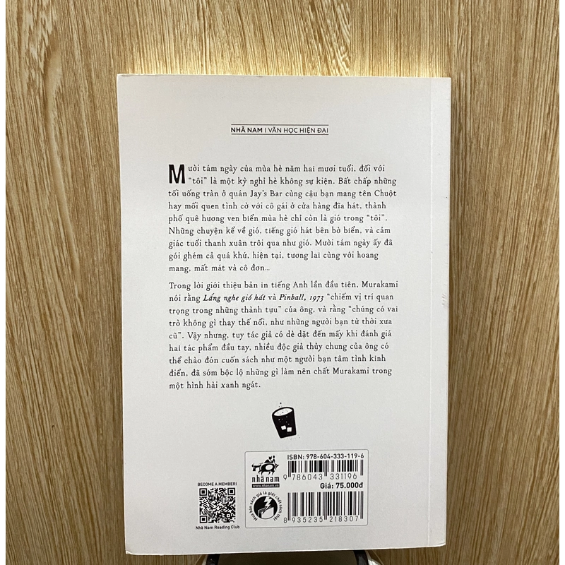 LẮNG NGHE GIÓ HÁT *TÁC GIẢ: HARUKI MURAKAMI ("HEAR THE WIND SING")* TẶNG QUÀ 0Đ FREESHIP 313351