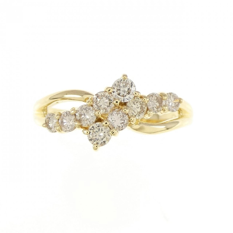 Nhẫn kim cương K18YG 0.50CT 670621