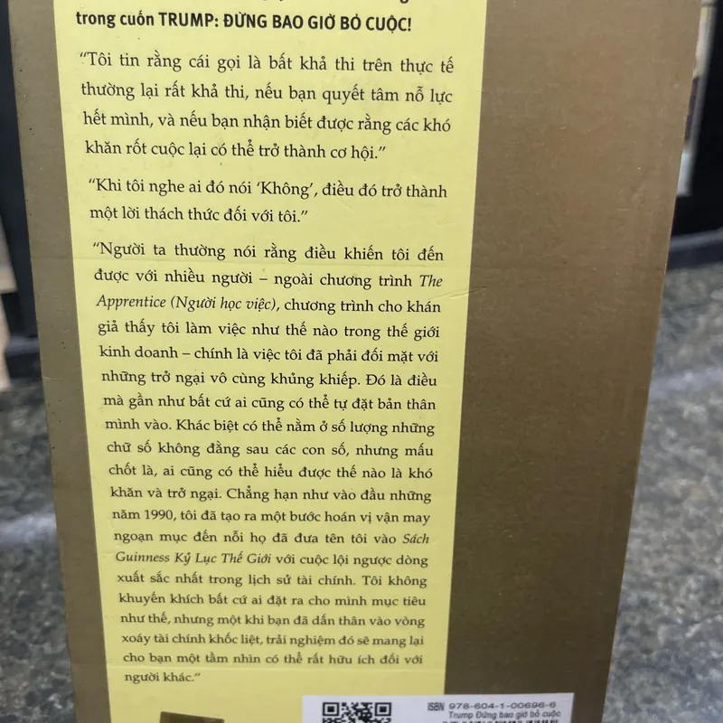 Đừng bao giờ bỏ cuộc Donald Trump DEAL 720217