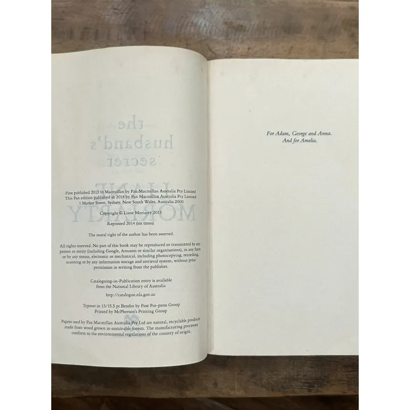 The Husband’s Secret	- Liane Moriarty 736200