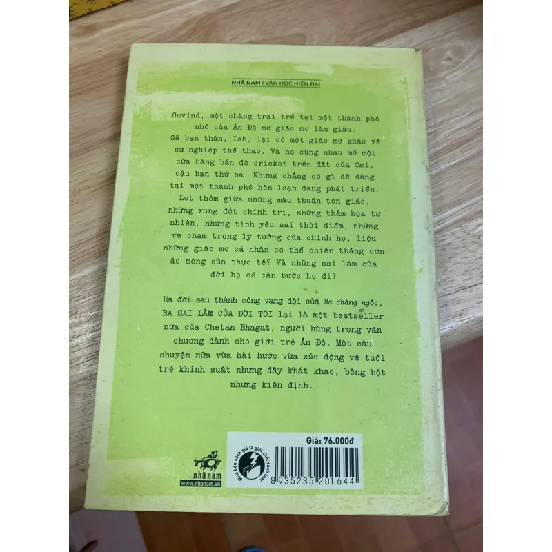 Ba Sai Lầm Của Đời Tôi - Chetan Bhagat 927957