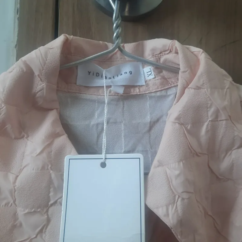 Áo sơ mi hồng cam đất nhạt size XL 925530