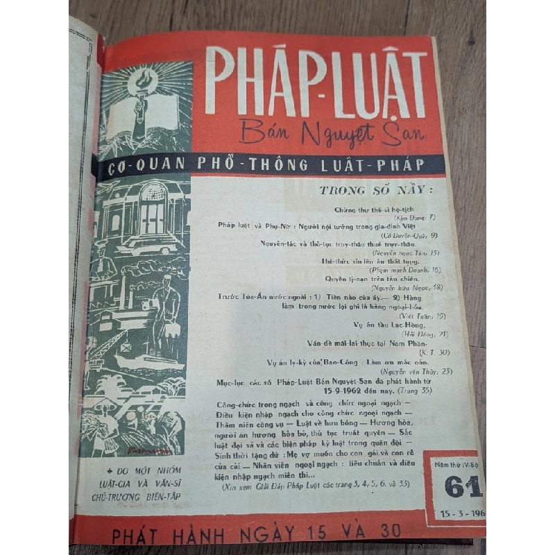 Tạp chí pháp luật ( bán nguyệt san ) - nhiều tác giả 1006760