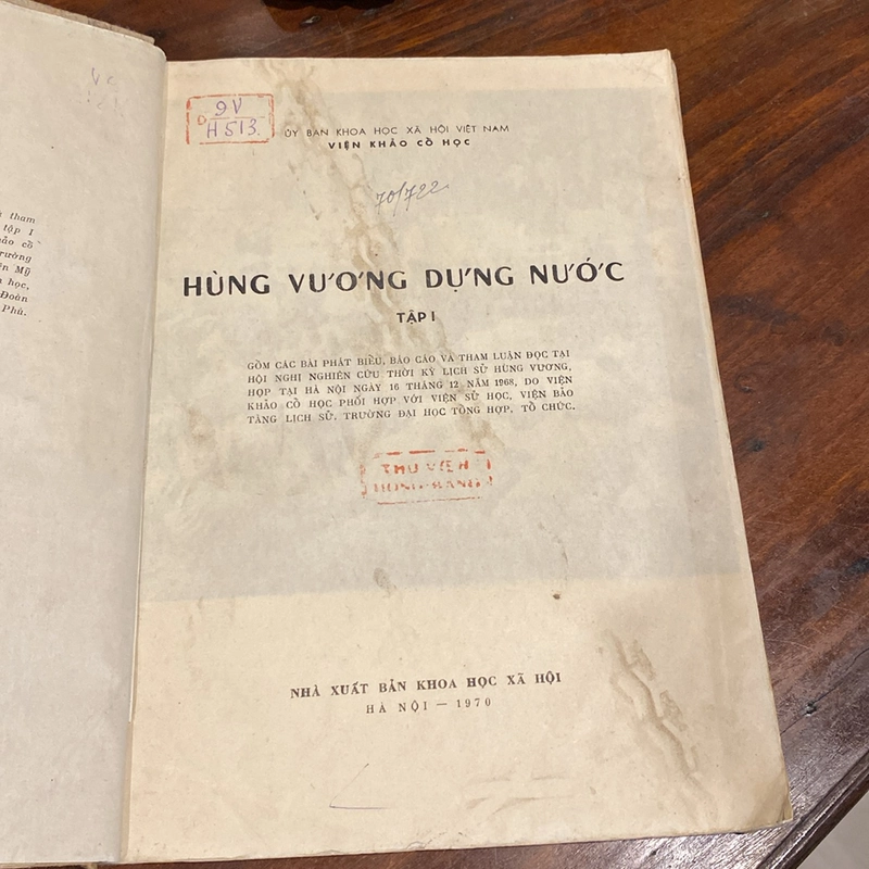 HÙNG VƯƠNG DỰNG NƯỚC, TRỌN BỘ 4 TẬP (XB 1970s) 507640