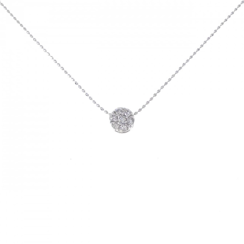 K18WG Dây chuyền kim cương - Hàng hiệu Authentic 861801