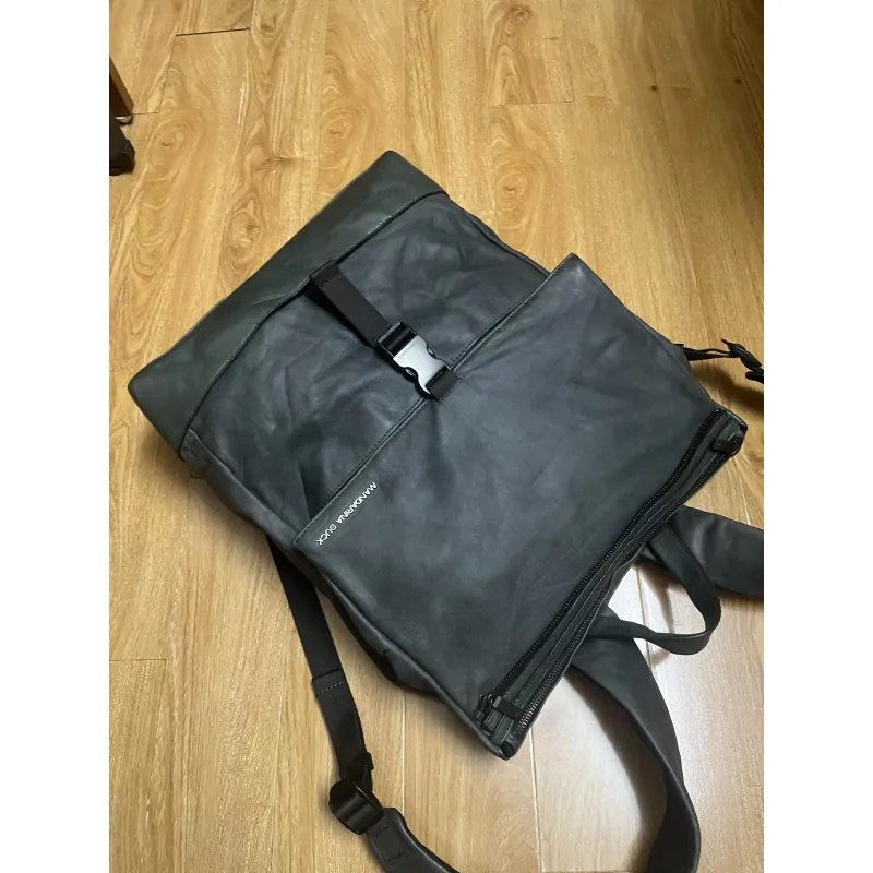 Balo nam 33x44x10 da thật 2hand 1013066