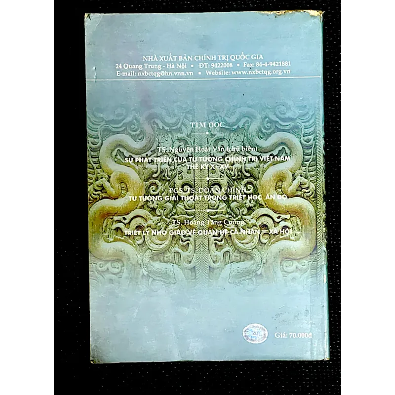 TƯ TƯỞNG VIỆT NAM THỜI LÝ - TRẦN - PGS.TS TRƯƠNG VĂN CHUNG - PGS.TS. DOÃN CHÍNH 1029822