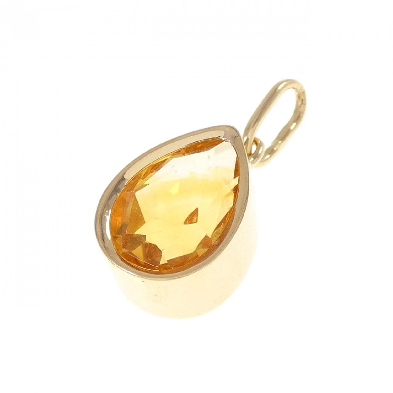 K18YG Citrine Pendant - Hàng hiệu Authentic 866328