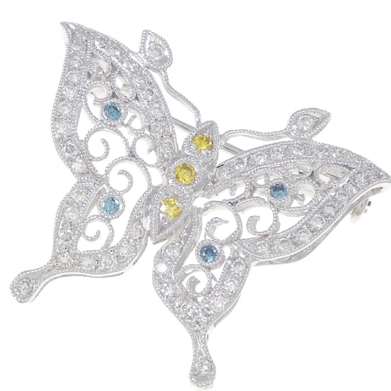 Brooch kim cương bướm 18KWG 0.46CT - Hàng hiệu Authentic 873436