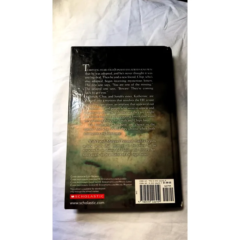 Found
- Margaret Peterson Haddix (hardcover) 732761