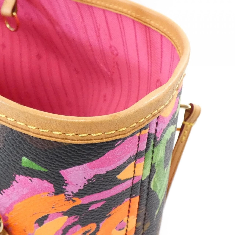 Túi xách Louis Vuitton Monogram Rose (Stephen Sprouse) Neverfull MM M48613 608908