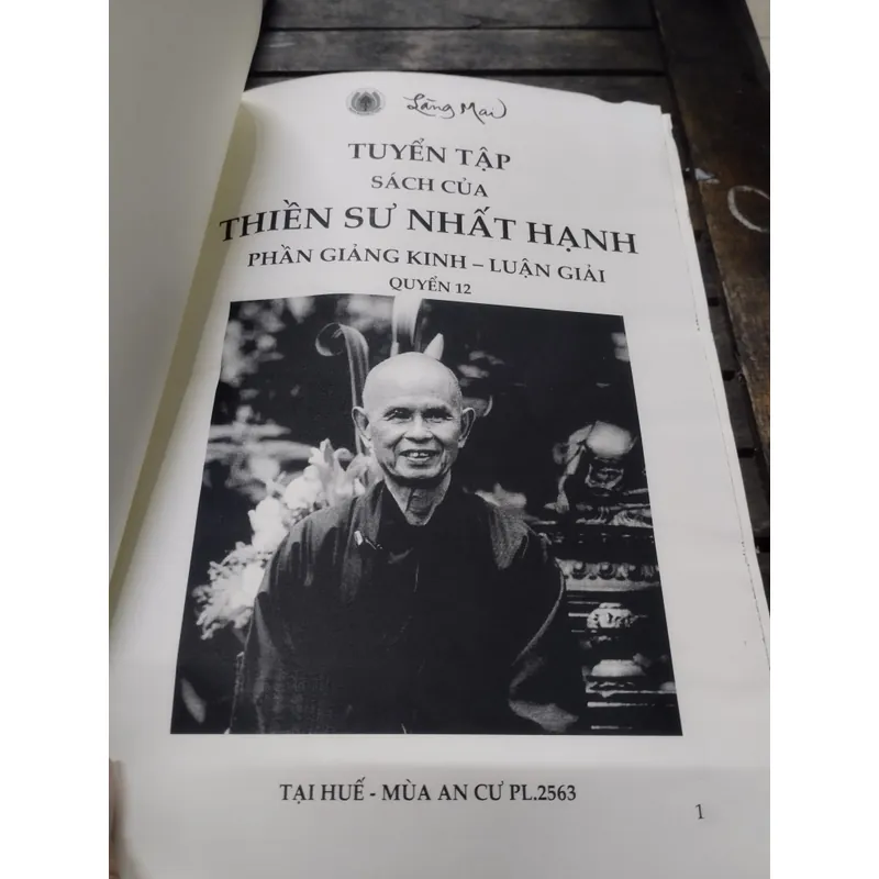 Tuyển tập Thiền sư Nhất Hạnh: Phần giảng kinh - Luận giải.( Bìa Cứng)  703739