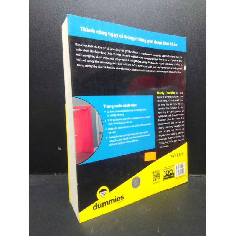 Hướng nghiệp for dummies a wiley brand Marty Nemko mới 90% bẩn nhẹ HCM.ASB0309 913688