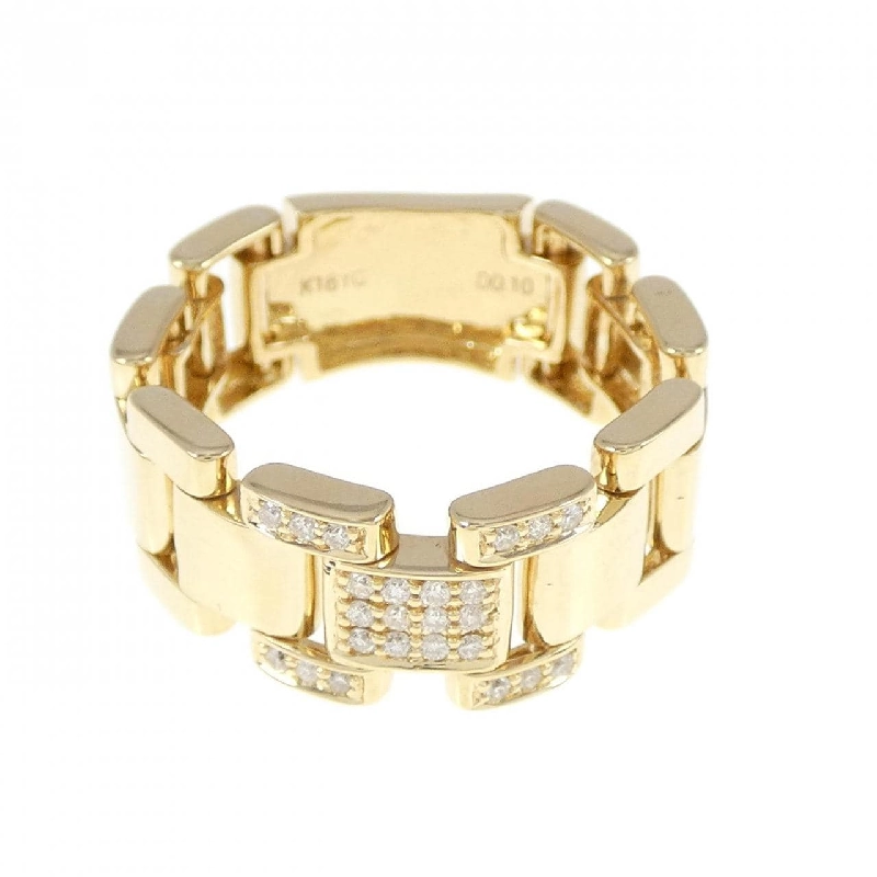 Nhẫn kim cương K18YG 0.10CT 673358