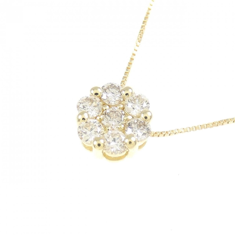 K18YG Hoa Hồng Kim Cương Dây Chuyền 0.30CT - Hàng hiệu Chính hãng 863341