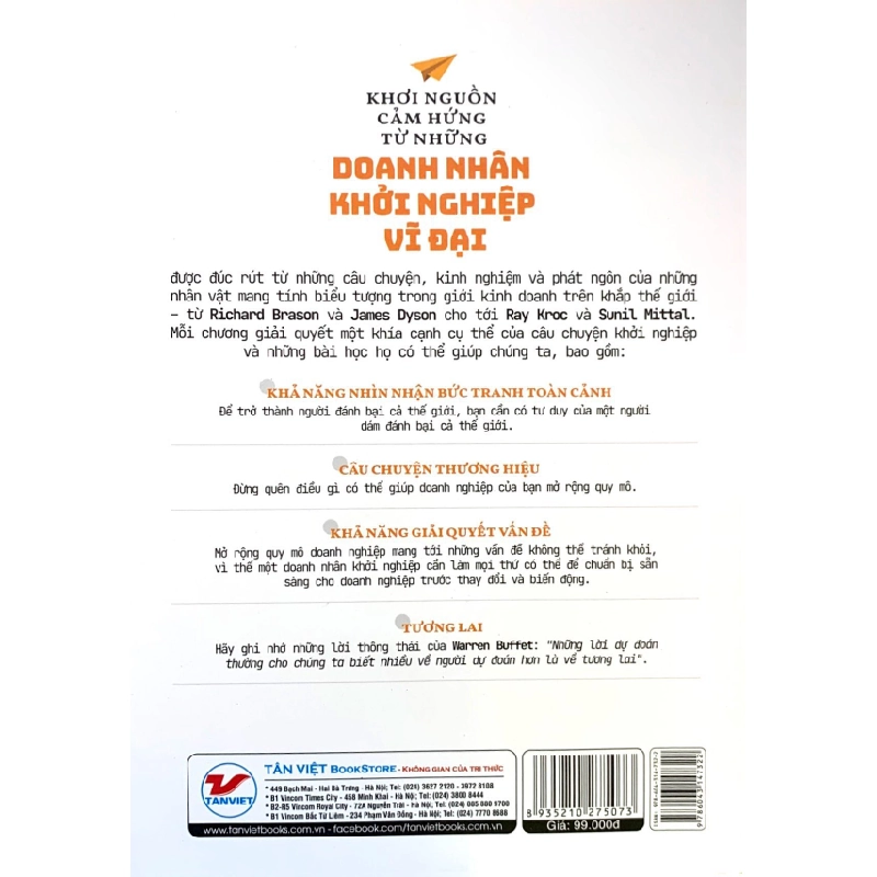 Khơi Nguồn Cảm Hứng Từ Những Doanh Nhân Khởi Nghiệp Vĩ Đại - Daniel Smith 296047