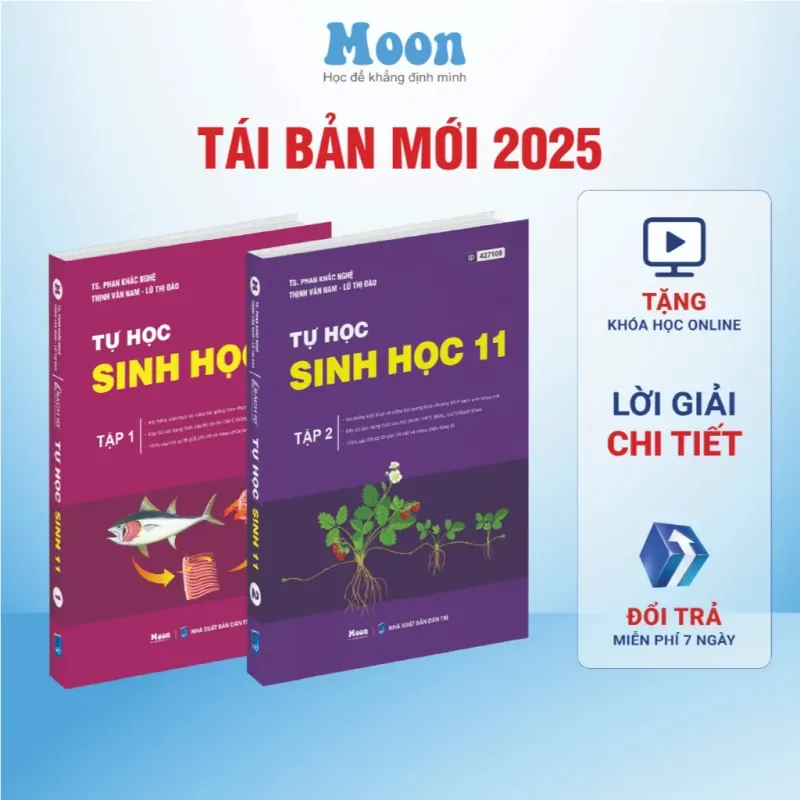 Sách 2026-Tự học Sinh học lớp 11 Tập 1+2 795750