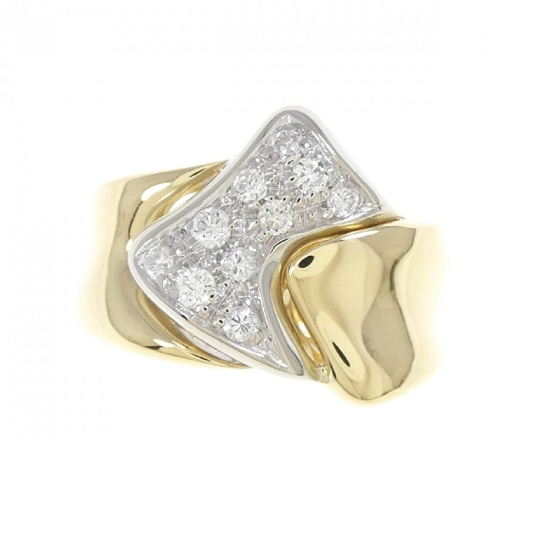 Nhẫn kim cương 750YG/750WG 0.23CT 667869