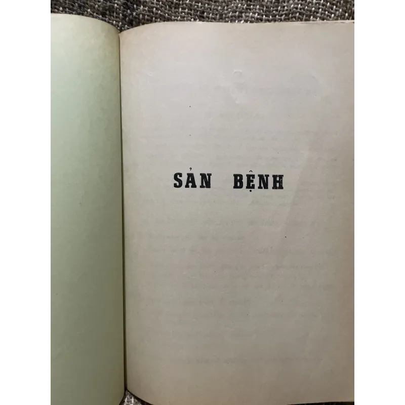 Bài giảng sản phụ khoa 2 tập - 1990, sách khổ lớn; khoảng 700 trang  1006351