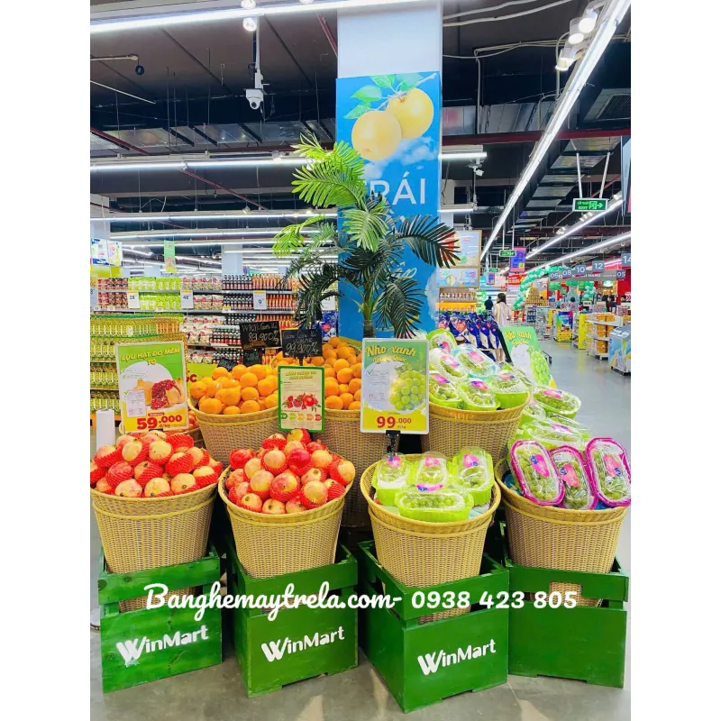 Sọt trưng bày trái cây siêu thị 728925