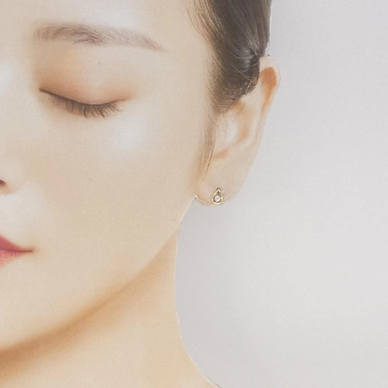 K18YG Bông tai kim cương 0.10CT - Hàng hiệu Chính hãng 869277