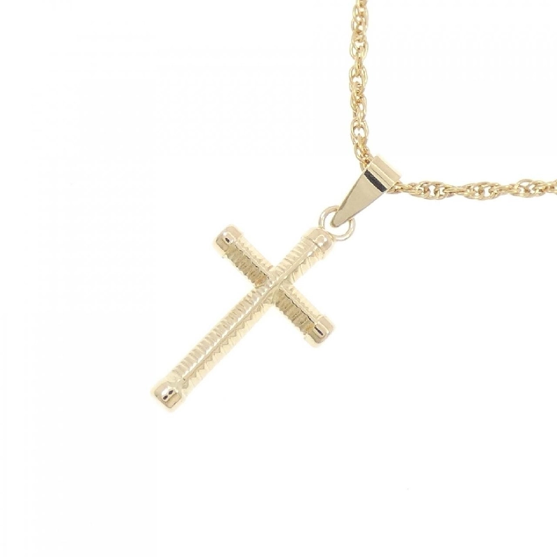 K18YG Dây chuyền hình chữ thập - Hàng hiệu Chính hãng 858416