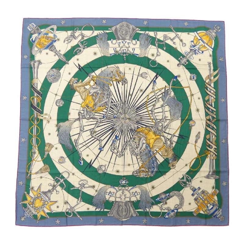 HERMES CHORUS STELLARUM H243912S Khăn choàng - Hàng hiệu Authentic 834676