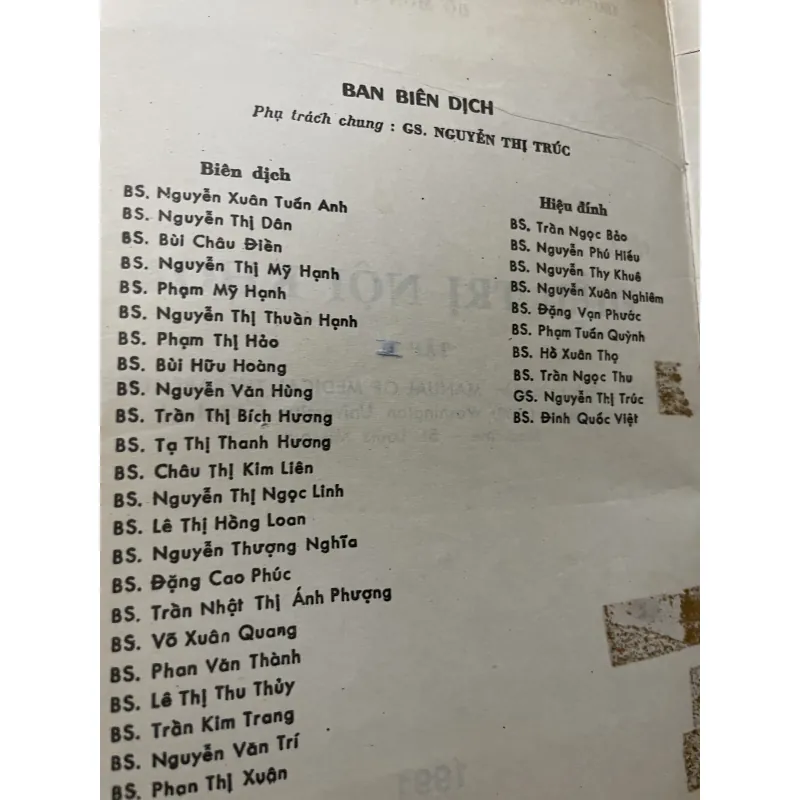 Sổ tay điều trị nội khoa 1-2, tài liệu dịch  1000303