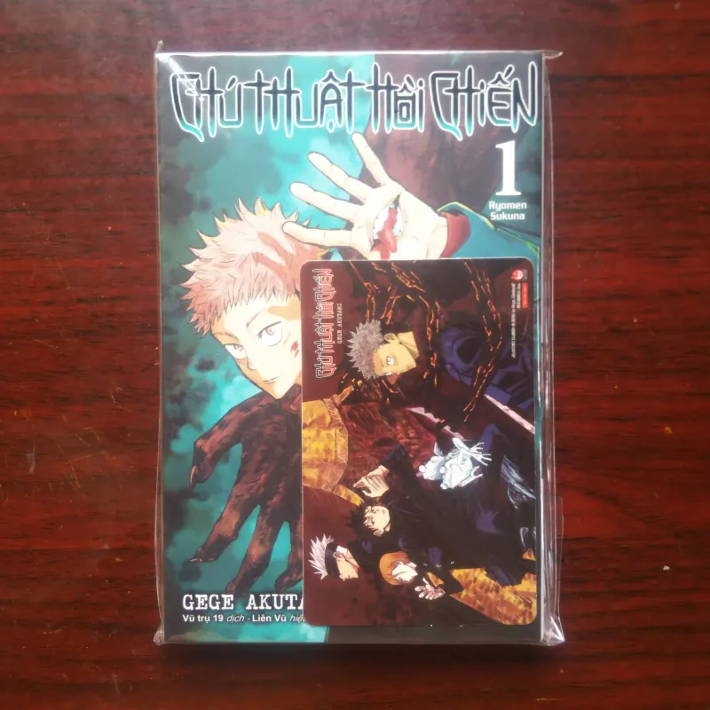 Chú Thuật Hồi Chiến - Jujutsu Kaisen (Gege Akutami) JJK Tập 1-6 Bản In Đầu Có PVC Card 1030805