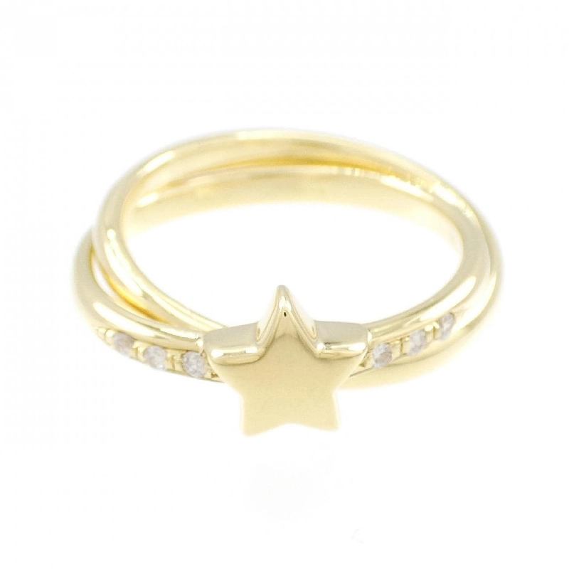 Nhẫn kim cương K18YG 672023