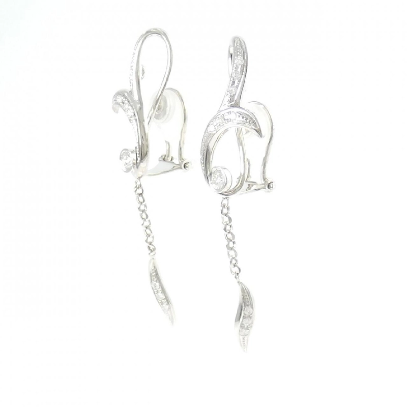 K18WG Bông tai kim cương 0.30CT - Hàng hiệu Authentic 869773