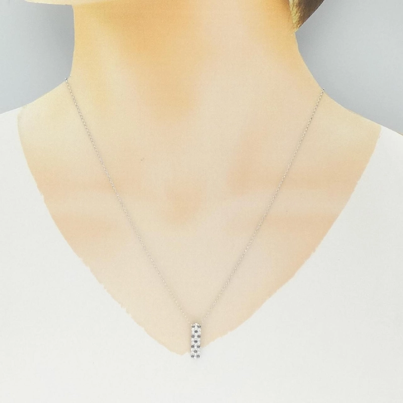 K18WG Dây chuyền kim cương 0.43CT - Hàng hiệu Chính hãng 860324