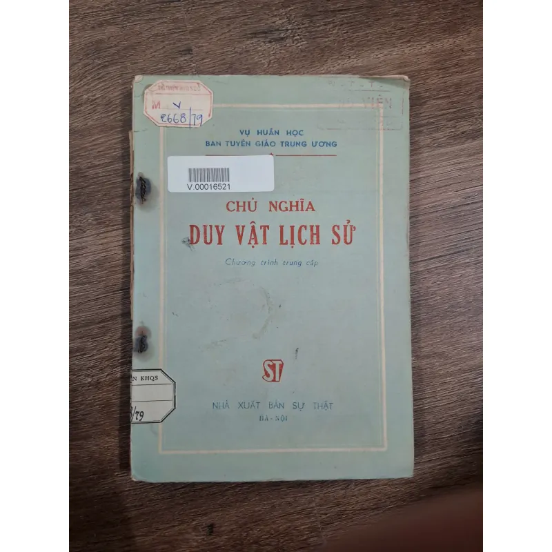 Chủ nghĩa Duy vật Lịch sử - Ban Tuyên giáo Trung ương 718415