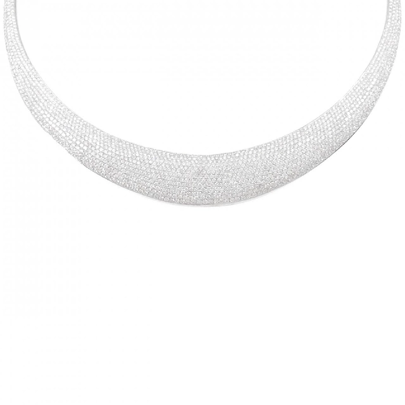 K18WG Dây chuyền kim cương 11.73CT - Hàng hiệu Chính hãng 859840