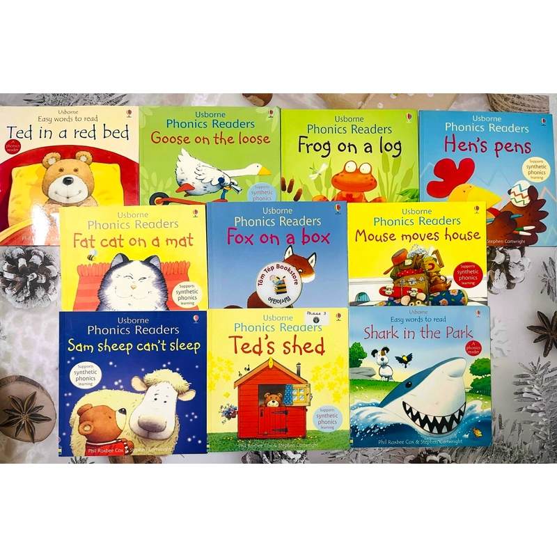 Usborne Phonic reader bộ cơ bản có trang lật mở 546054