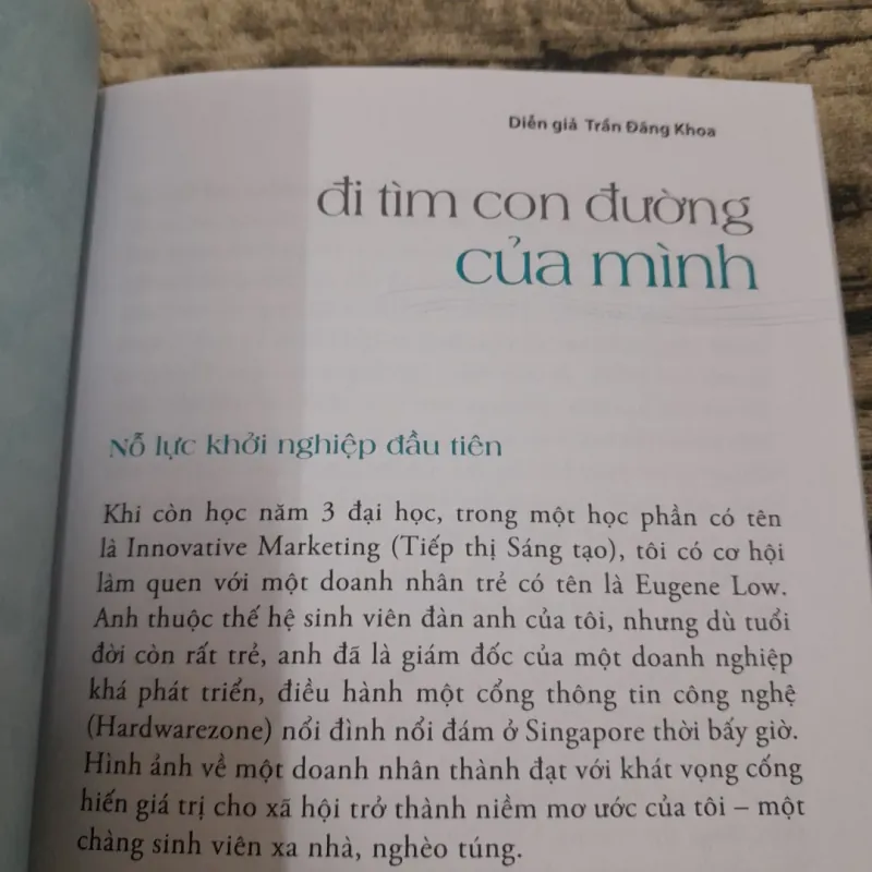 Diễn giả TRẦN ĐĂNG KHOA- SỐNG VÀ KHÁT VỌNG.  762718