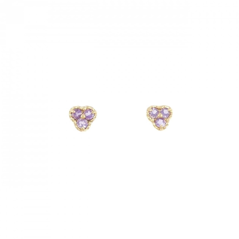 K18YG Amethyst Bông tai - Hàng hiệu Chính hãng 869352