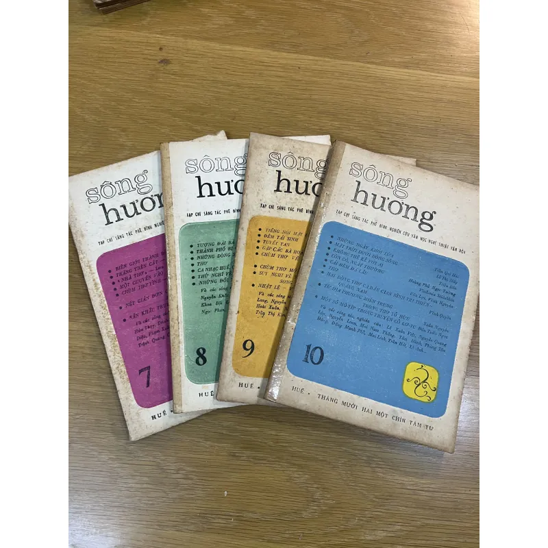 Tạp Chí Sông Hương (Huế) Số 7,8,9,10 (1984) 784829