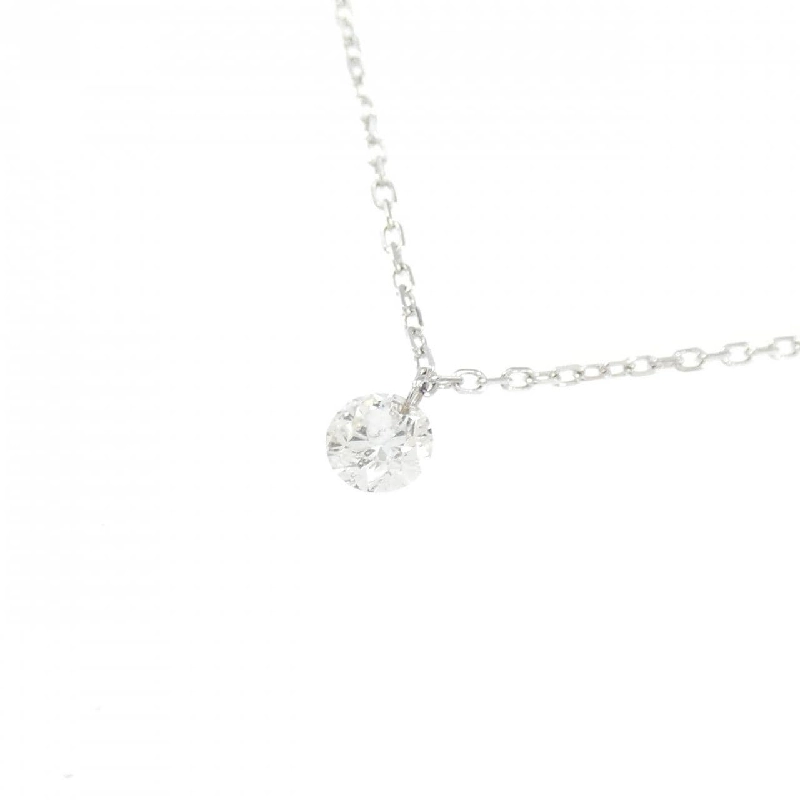 K18WG Solitaire Dây chuyền kim cương 0.15CT - Hàng hiệu Chính hãng 858956