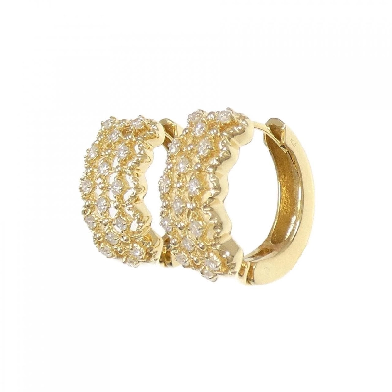 Bông tai kim cương K18YG 0.60CT - Hàng hiệu Chính hãng 868642