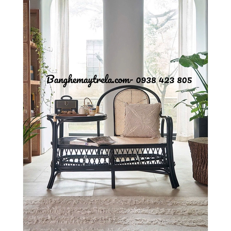 Ghế mây bàn trà decor phòng khách 507800