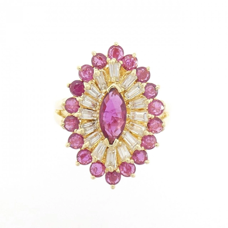 Nhẫn Ruby K18YG 2.34CT - Hàng hiệu Chính hãng 850070