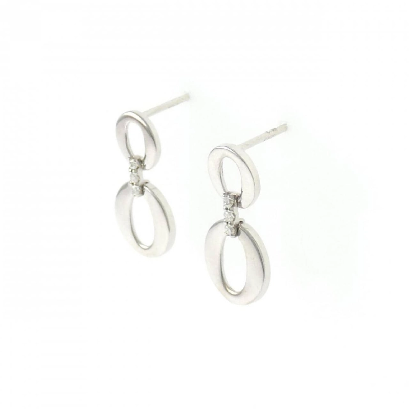 K18WG Bông tai kim cương 0.04CT - Hàng hiệu Chính hãng 868498