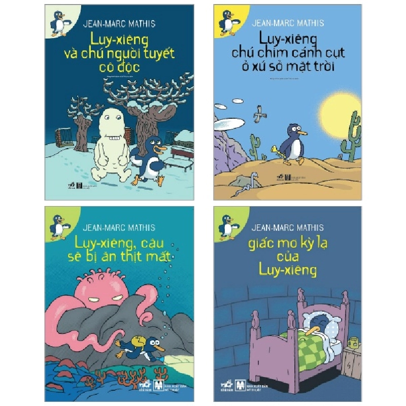 Combo Sách Luy-Xiêng Cậu Bé Sẽ Bị Ăn Thịt Mất + Luy-Xiêng Chú Chim Cánh Cụt Ở Xứ Sở Mặt Trời + Giấc Mơ Kỳ Lạ Của Luy-Xiêng + Luy-Xiêng Chú Người Tuyết Cô Độc (Bộ 4 Cuốn) (2021) - Jean Marc Mathis 744149