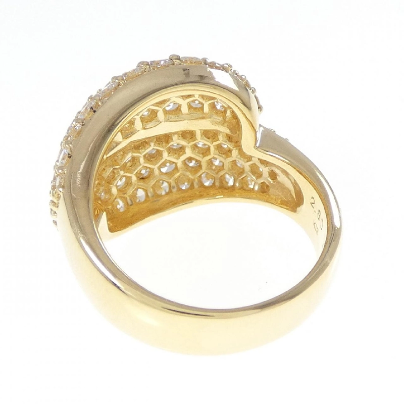 Nhẫn kim cương Pavé K18YG 2.80CT - Hàng hiệu chính hãng 849343